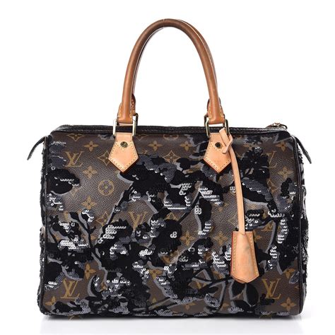 NEW Louis Vuitton Monogram Fleur De Jais Manege Sequin 